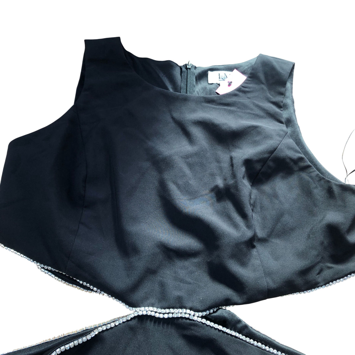 Black Cut Out Dress UK18 Women's Elegant Evening Wear