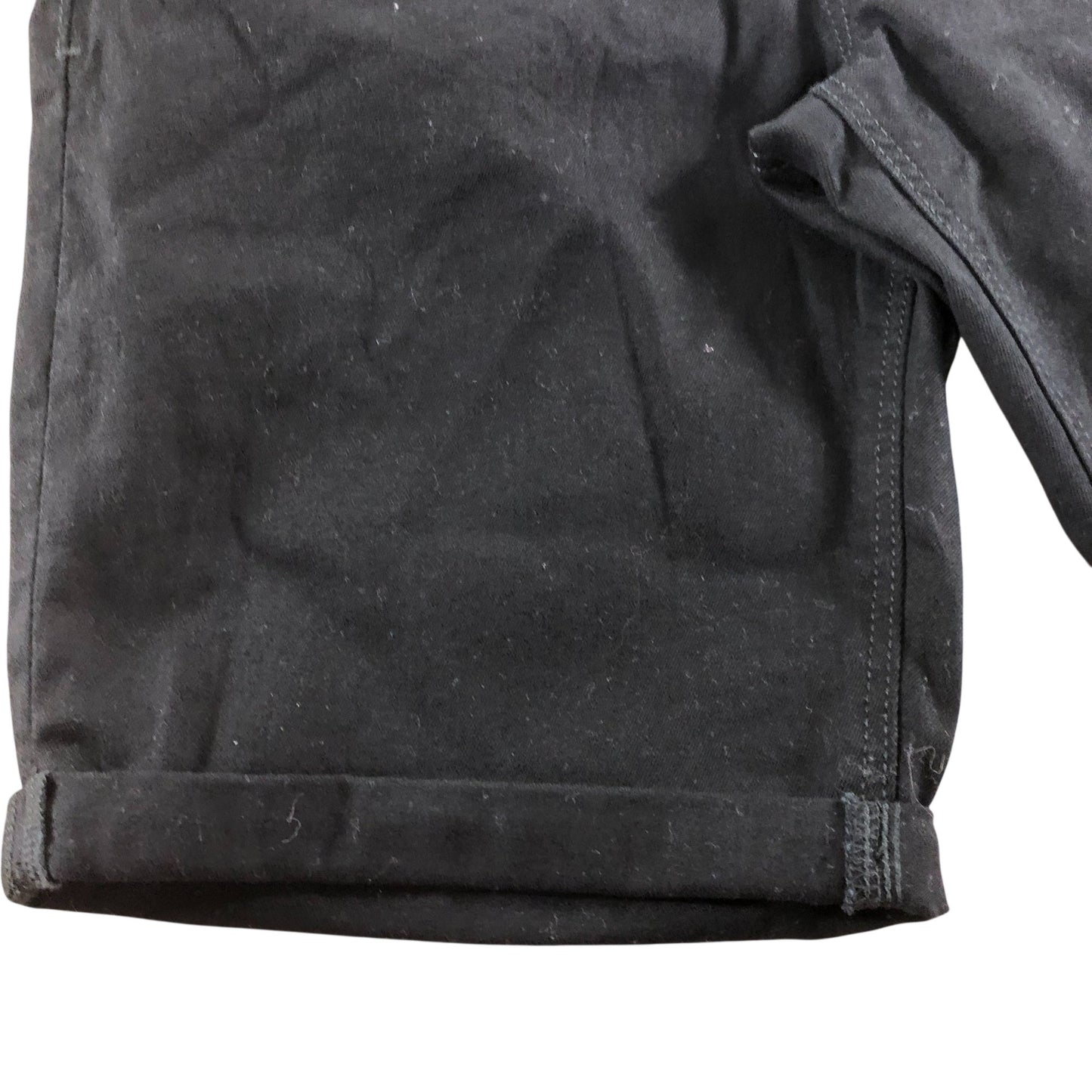 River Island Skinny Shorts W32 Men's Black Denim