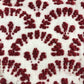 Cushion Cover Red Fan Jacquard 45 x 45cm