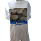 River Island Marseille France Graphic Print T-Shirt UK M Women's Cotton Top