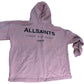Allsaints Hoodie 11-12 Years Girls Pink Cotton Casual Pullover London Style