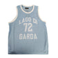 River Island Blue Basketball Jersey 72 Lago Di Men's Size M Sporty Style