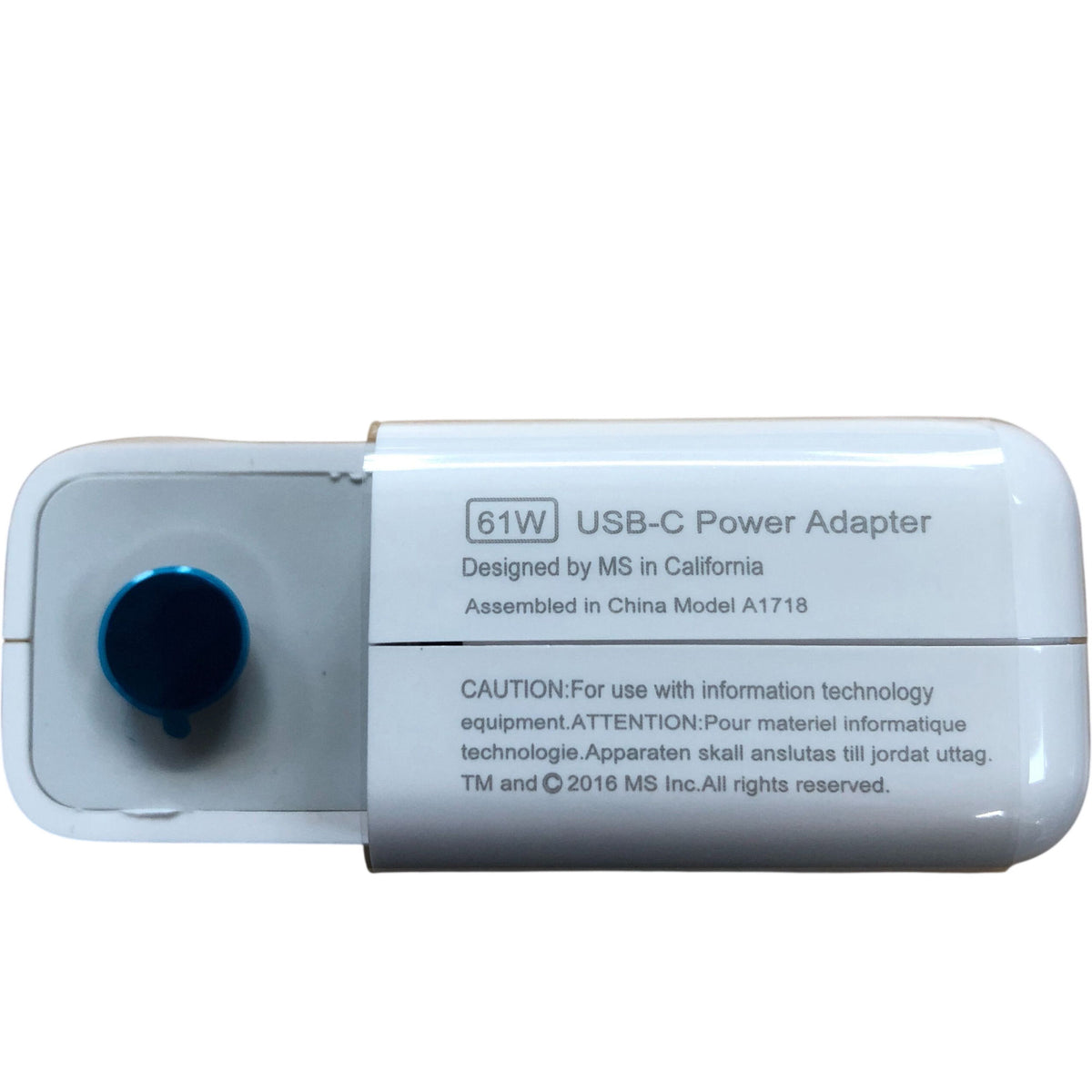 USB-C Power Adapter Model HYPUK-2004800 61W Charging Adapter Kit