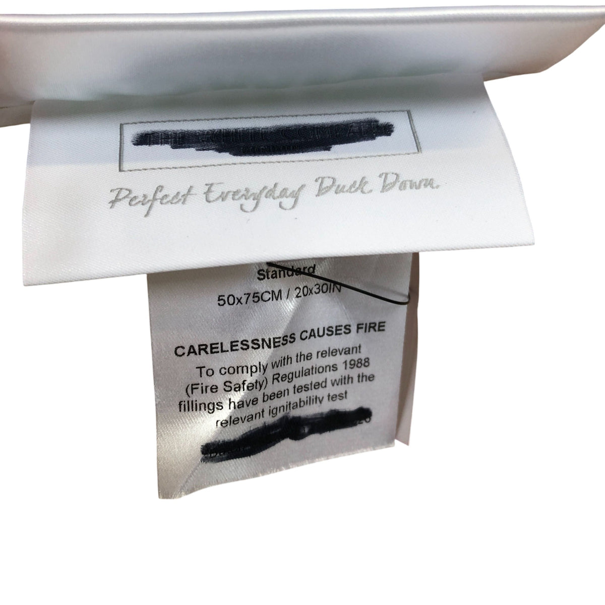Duck Down & Feather Pillow Medium Support Nomite Allergy 50x75cm