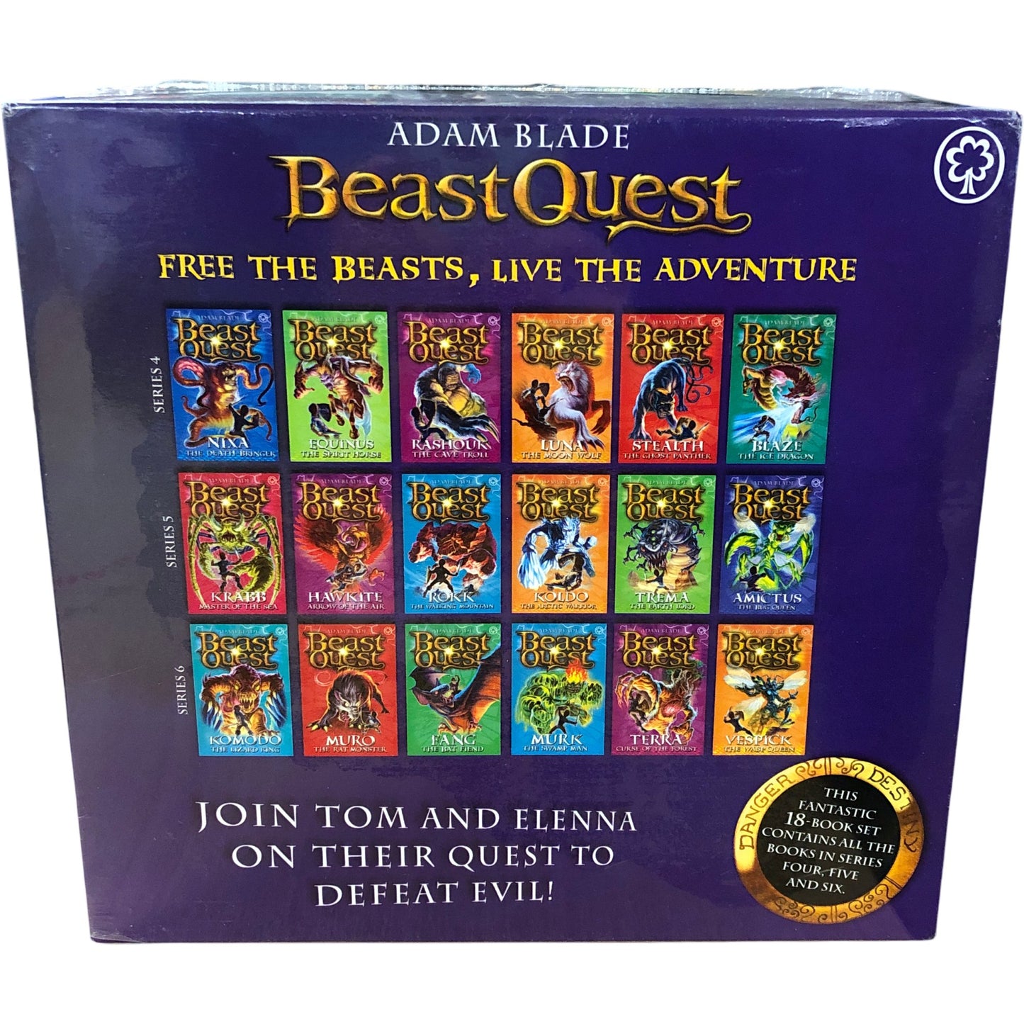 Beast Quest Battle Collection Series 18 Books Adam Blade Adventure Set