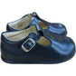 Hampton Classics Jamie First Walker Shoes Baby Navy Leather Size 3.5 Infant