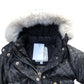 River Island Kids Coat 2-3 Years Unisex Black Faux Fur Hooded Padded Jacket