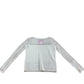 Branded Women's Cream Long Sleeve Sweater Striped Knit Design Cashmere UK 6