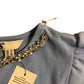 Friends Like These Women's Blue Top UK12 Puff Sleeve Necklace Detail
