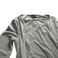 River Island Women's Long Sleeve Dress UK S Beige Rounded Neck Gathered Detail
