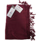 Allen and Mate Shawl Beetroot 100 Cotton Womens Fringed Wrap Scarf