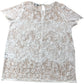 Women's White Short Sleeve Lace Blouse Size 14 Pack of 5