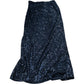 Lipsy Sequin Maxi Skirt UK8 Women's Black Evening Dress High Slit