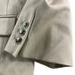 River Island Women's Blazer Size UK10 Cream Lightweight Long Sleeve Jacket