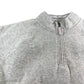 Crew Clothing Company Zip Neck Sweatshirt Size 16 Womens Grey Cotton Blend Top