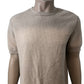 River Island Light Stone Short Sleeve Crew Neck Sweater L Men's Casual Knit