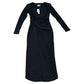 Black Harlow Dress Women's Long Sleeve Wrap Style Black Size 6