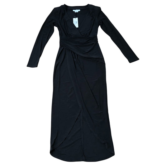 Black Harlow Dress Women's Long Sleeve Wrap Style Black Size 6