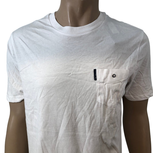 Ben Sherman White Signature Pocket Tee Medium Men's Short Sleeve Top