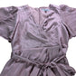 Wrap Dress UK12 Women's Midi Length Pink Viscose Blend Belted
