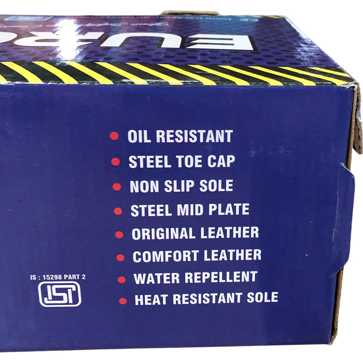 RNS Safety Boots Eurotek Work Footwear Steel Toe Black Size UK 8