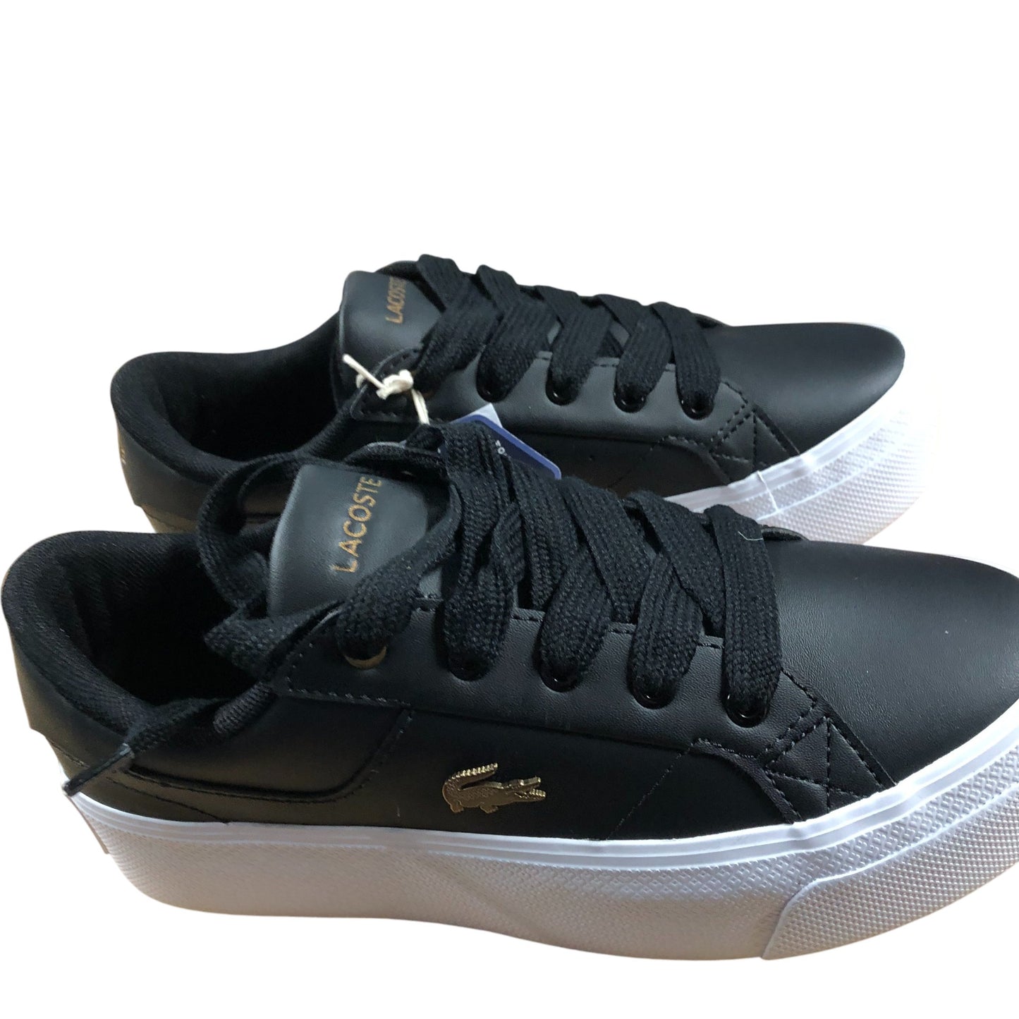 Lacoste Classic Trainers Women's Casual Shoes Size UK 4 New Black Stylish