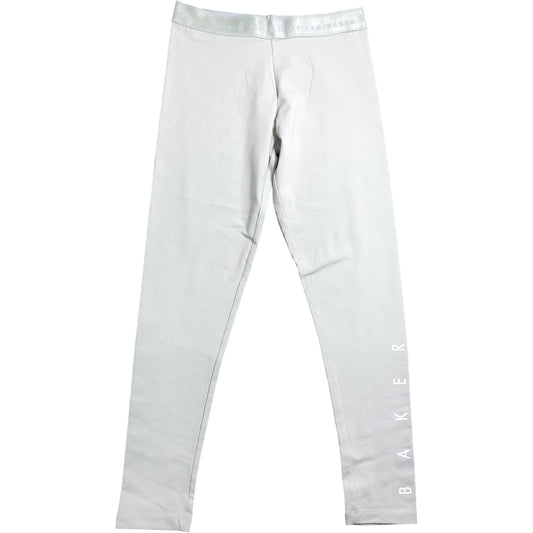 Baker Girls Leggings Aged 12 Years Mint Green Cotton Blend High Waisted Gym Wear