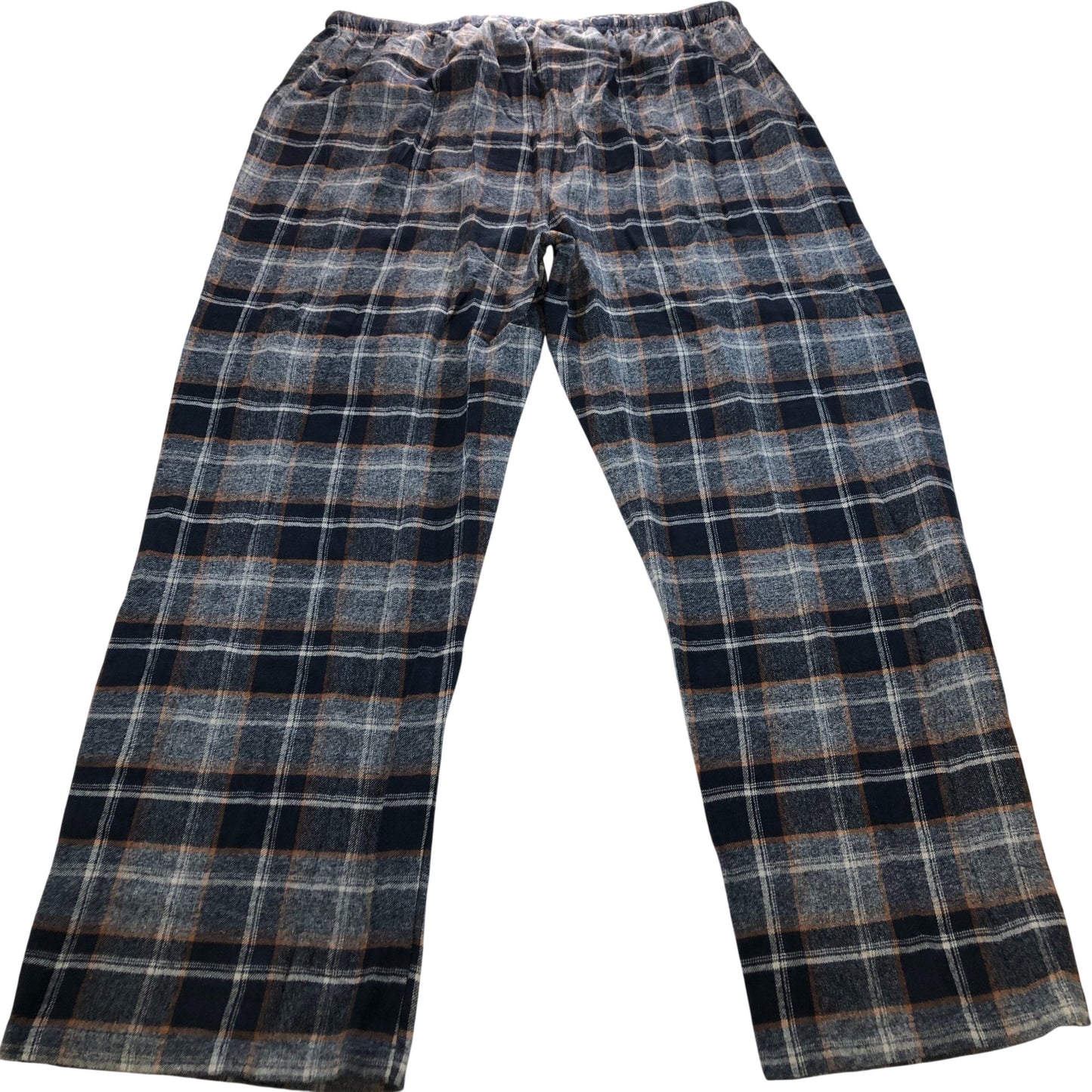 John Rocha Men's Loungewear Trousers  Blue Checked Soft Cotton Nightwear XL
