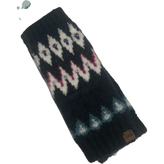 Weird Fish Shutt Fair Isle Wristwarmer Navy New One Size Warm Accessory