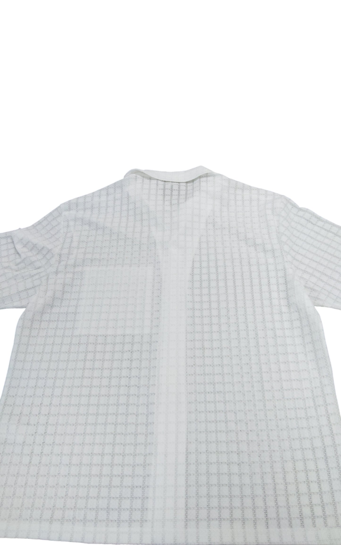 River Island White Short Sleeve Shirt Size M Men's Casual Button Up New