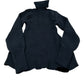 River Island Black Ribbed Turtleneck Sweater Women's Warm Knitwear