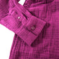 Crew Clothing Company Relaxed Fit Shirt UK12 Women's Cotton Purple