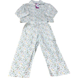 Trotters 100 Cotton Unisex Kids Pyjama Set Size 4/5 Years Floral Print Design