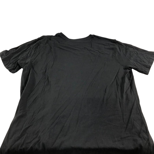 Kangaroo Poo Black T-Shirt Men's 100% Cotton Crew Neck Short Sleeve XXL