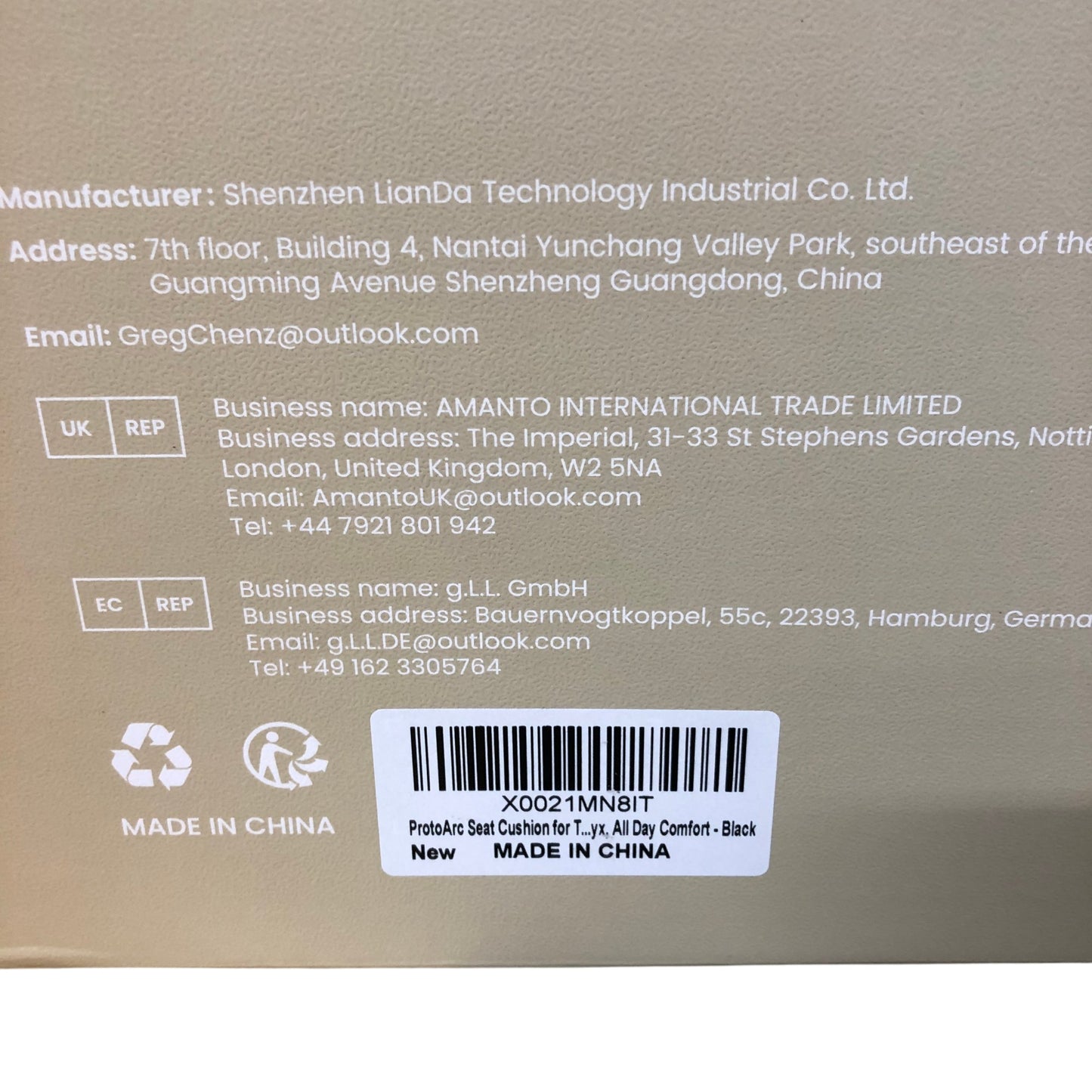 PROTOARC SC BUTTERFLY Ergonomic Seat Cushion All Day Comfort Unique Design