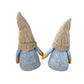 Gonk Figurines Set of Two Seasonal Decorative Gnomes with Knit Hats