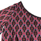 Branded Floral Print Blouse UK 12 Women's One Shoulder Flare Sleeve Top