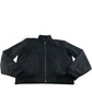 River Island Bomber Jacket M Men's Black Cotton Blend Zip Up