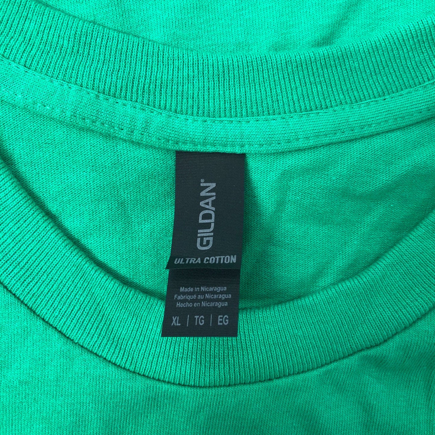 Gildan Ultra 100% Cotton T-Shirt Green Size XL