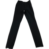 Women's Black Trousers Slim Fit Panel Design UK8