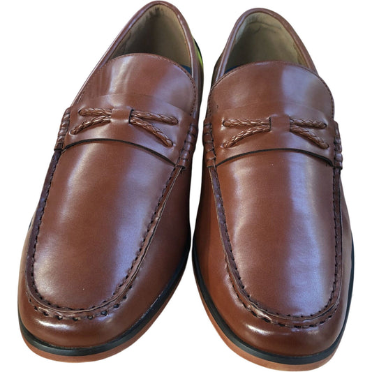 Peter Werth Hale Loafer Tan Leather Slip On Shoes Men's Size 9