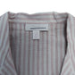 Branded Sleepwear Women's Striped Pyjama Top Size 12 Pink Cotton Classic