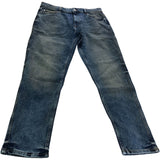 River Island Tapered Jeans Men's Denim Blue Stretch