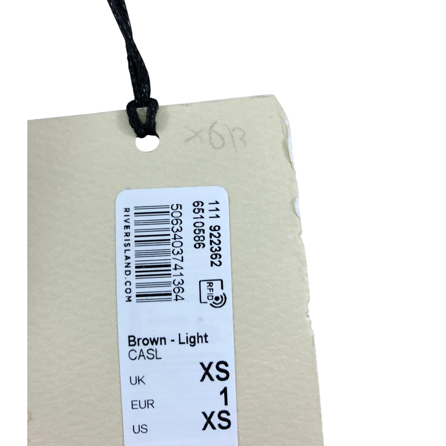 River Island Relaxed Knit Skirt XS Women's Light Brown Pleated Casual Wear