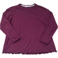 Calm & Relax Ribbed Pyjama Top Size 12