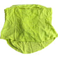 River Island UK18 Women's Neon Yellow Split Hem Top Lightweight Stretchy Fabric