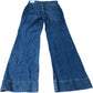 River Island Jeans Women's Wide Leg Denim Blue Classic Style Blue Wash UK8