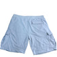 BORN RICH Cargo Shorts XL Men's Light Grey Cotton Blend Elastic Waist