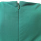 Lauren Ralph Lauren Asymmetrical Ruched Dress UK12 Women's Green Evening Wear