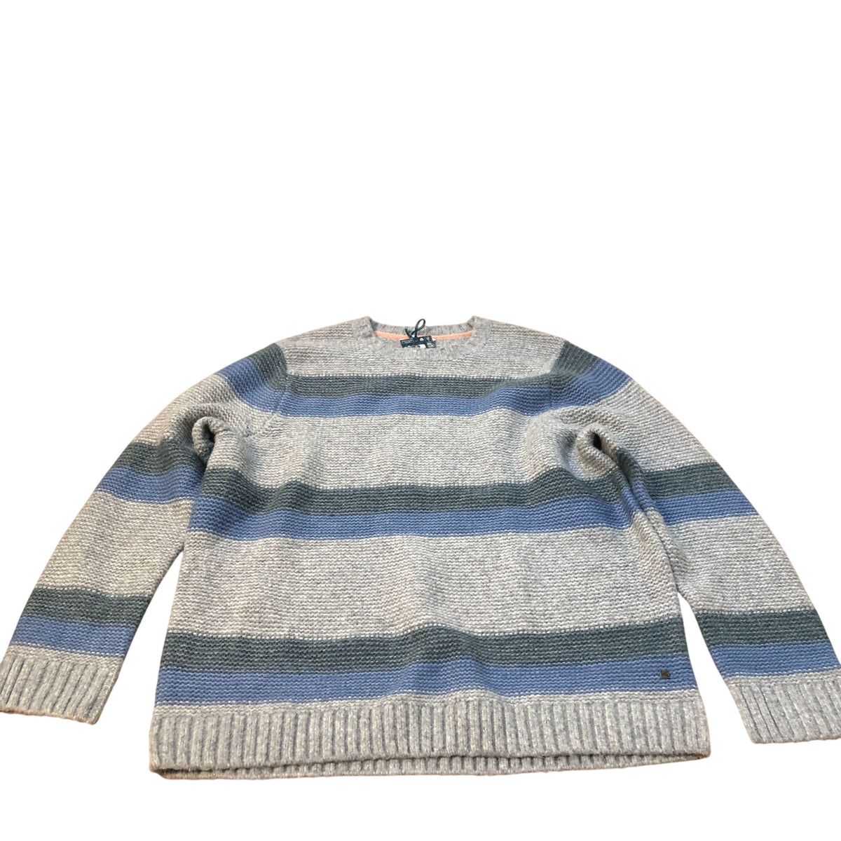 Striped Knit Sweater Unisex Warm Lightweight Multi Colour XXL
